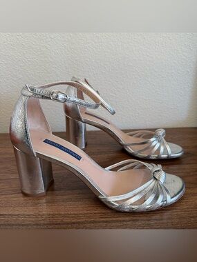 Stuart Weitzman Sutton Strappy Block Heels Sz 7
